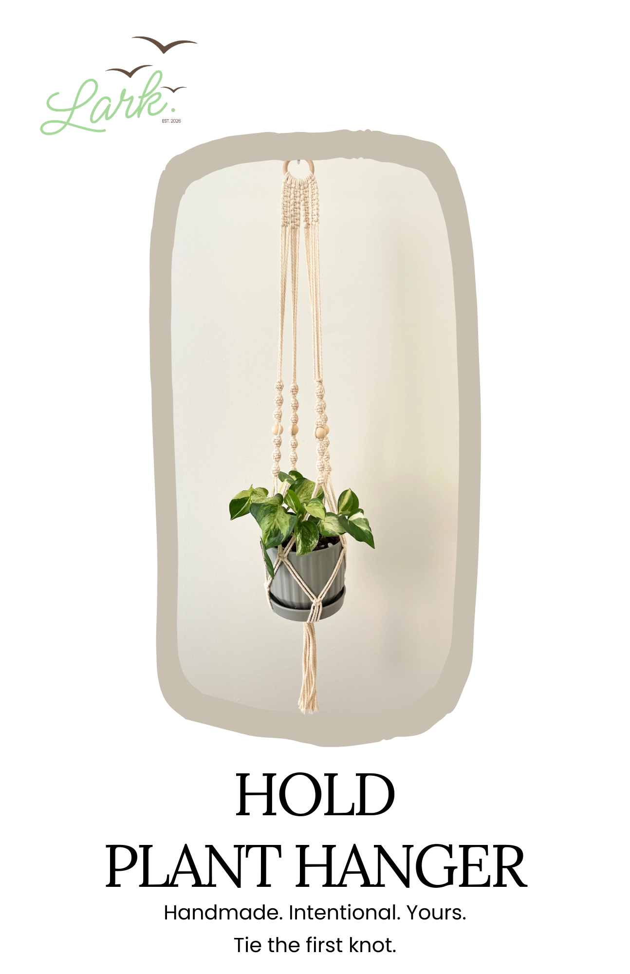 Hold Plant Hanger- Pattern